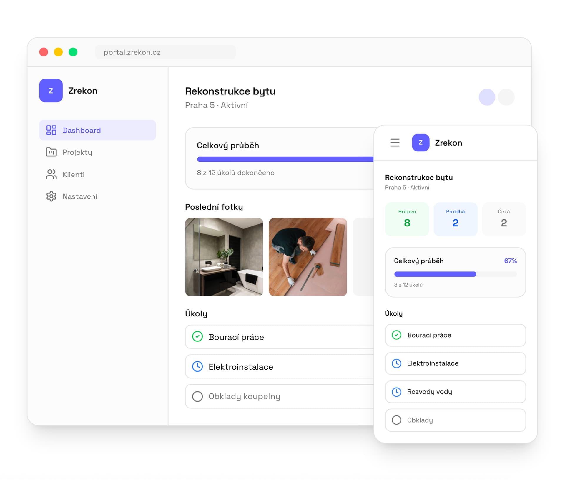 Ukázka aplikace - screenshot